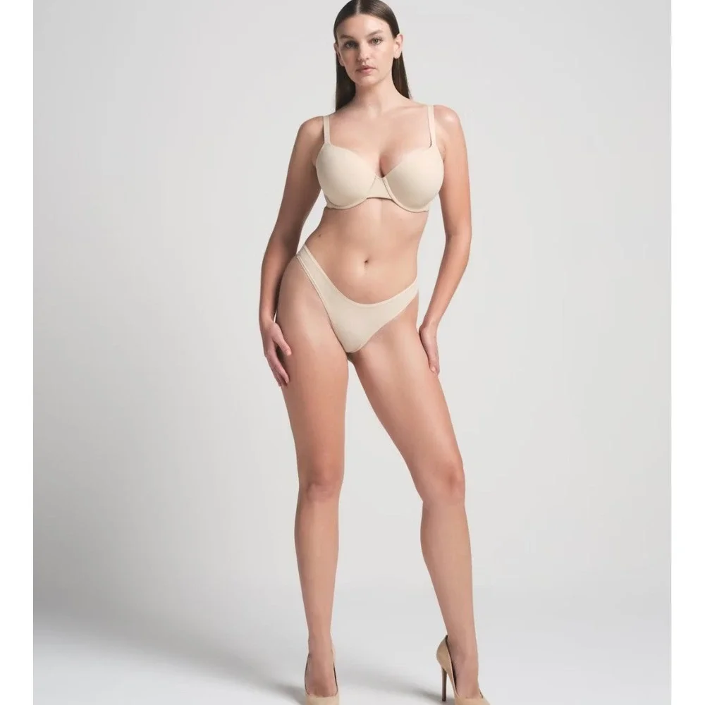 Skims Fits‎ Everybody T-Shirt Bra BR-UWR-2294 Sand 32B